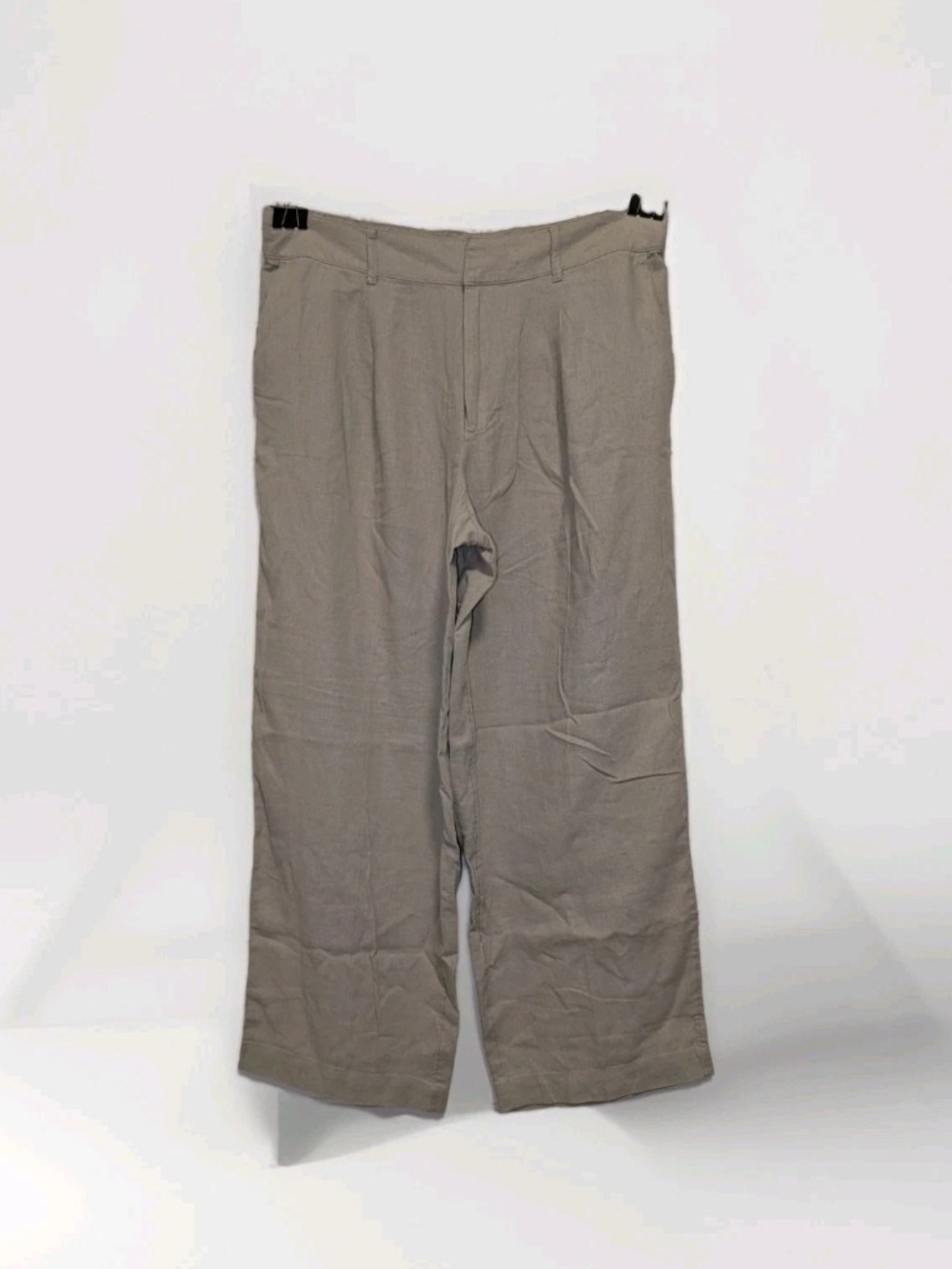 a new day Beige Wide Leg Linen-Blend Pants - Picture 2 of 6